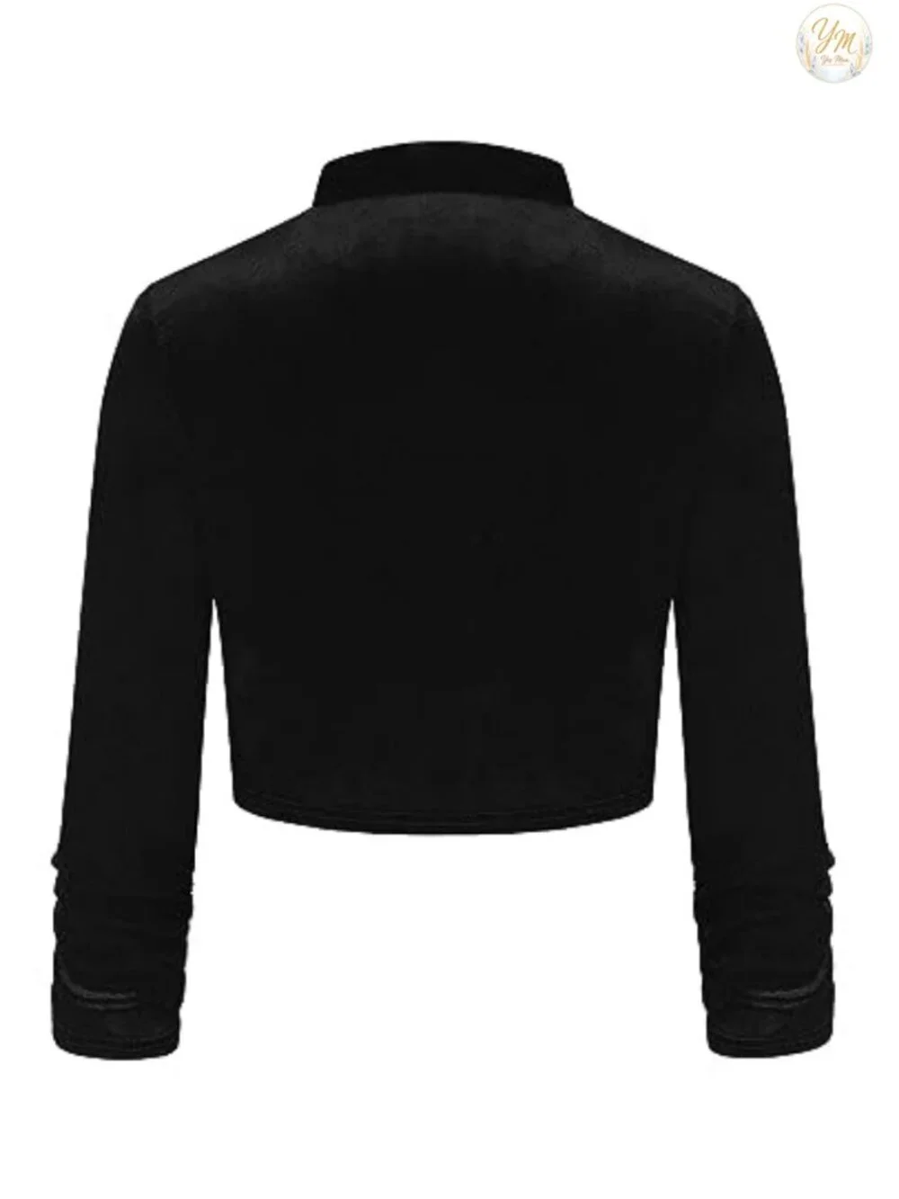 Women's Velvet Bolero Shrug 3/4 Sleeve Open Front Cardigan
